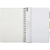 Бизнес-тетрадь 120л,клетка,А4 Flora 1,пласт.обл,серебр.спир,3раздел,линейка