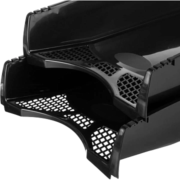 Набор лотков настольный пластиковыйAttache черн