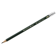 Карандаш ч/г Faber-Castell 'Castell 9000' B, с ластиком, заточен.