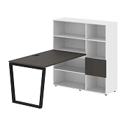 Рабочая станция EVRST 1213 Мокко/Черный 1790х1250х1355 EDIS