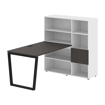 Рабочая станция EVRST 1213 Мокко/Черный 1790х1250х1355 EDIS