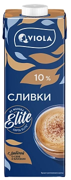 Сливки Viola для кофе ультрапастеризованные 10%, 1л
