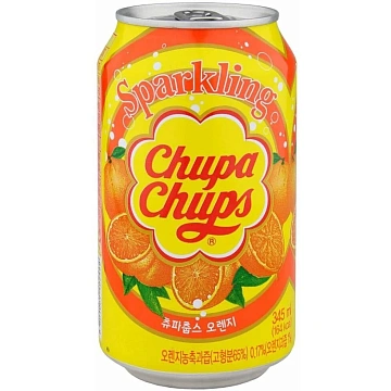 Напиток газированный Chupa Chups Апельсин, 345мл, ж/б