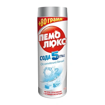 Чистящее средство 480 г, ПЕМОЛЮКС Сода-5/7, 'Яблоко', порошок, 2414453
