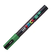 Маркер акриловый Uni Posca PC-3M зеленый, 0.9 - 1.3 мм, круглый