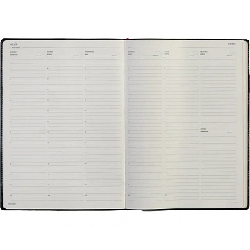 Еженедельник недатированный синий,A4,222х302мм,128 стр.,Br.V.PROFY 3-098/01