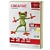 Бумага цветная CREATIVE color, А4, 80 г/м2, 250 л., (5 цветов х 50 л.), микс медиум, БОpr-250r