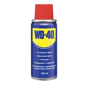 Средство WD-40 универсальное, 100 мл, для тысячи применений в офисе, быту, производстве, WD0000