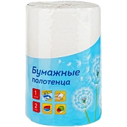 Полотенца бумажные в рулоне OfficeClean 'XXL', 2-слойное, 35м/рул., тиснение, белые, 1шт.