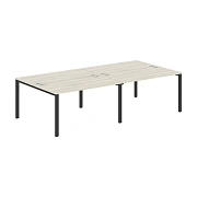 Стол 4-х местный XS6WST 2814 Сосна Эдмонт/Антрацит 2800х1406х750 XTEN-S60