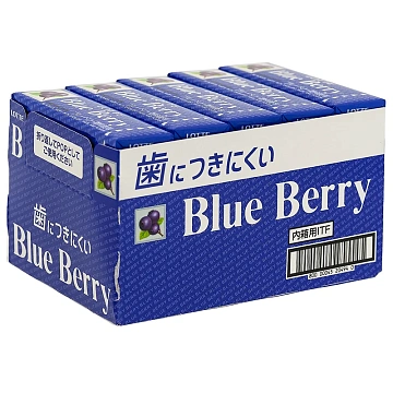 Жевательная резинка Lotte Blue Berry, 26г