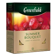 Чай GREENFIELD 'Summer Bouquet' фруктовый, 100 пакетиков в конвертах по 2 г, 0878-09