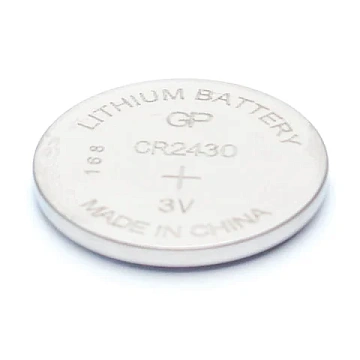 Батарейка литиевая GP Lithium CR2430 'таблетка, дисковая, кнопочная' 1 шт., блистер, CR2430-8C1