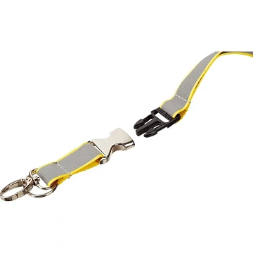 Держатель для бейджа Держатель  для бейджа светоотражающий с карабином и кольцом