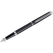 Ручка перьевая Waterman 'Hemisphere Matt Black PТ' черный, 0,8мм, подарочная упаковка