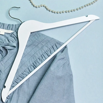 Вешалка-плечики WW_ Attache F6612NM-W3/LH001-W дер,пер,плос,р48-50бел.УП3шт