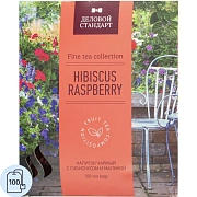 Чай Деловой Стандарт чай.нап.Hibiscus and raspberry 100 пакx2гр