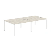 Стол 4-х местный XS6WST 2814 Сосна Эдмонт/Белый 2800х1406х750 XTEN-S60