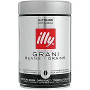Кофе в зернах ILLY 'Intenso' ИТАЛИЯ, 250 г, в жестяной банке, арабика 100%, ИТАЛИЯ, 1819