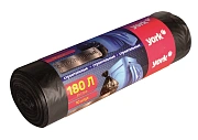 Мешки для мусора York 28мкм 180л, 10шт