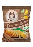 Чипсы Хрустящий картофель Сметана и лук, 70г