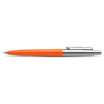 Ручка шариковая PARKER 'Jotter Orig Orange', корпус оранжевый, детали хром, блистер, синяя, 2076054