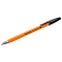 Ручка шариковая BRAUBERG 'M-500 ORANGE', ЧЕРНАЯ, корпус оранжевый, узел 0,7 мм, линия письма 0,35 мм, 143449