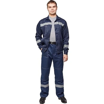 Костюм лет муж (куртка, бр) л22 т.син. 136-140/182-188