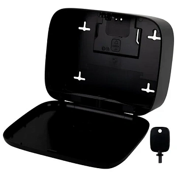 Диспенсер для полотенец LAIMA PROFESSIONAL PREMIUM BLACK (Система H2), Z-сложения, черный, ABS-пластик, 609522