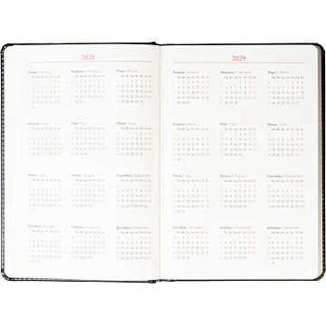 Ежедневник недатированный ATTACHE Gold А6, 160л, черный