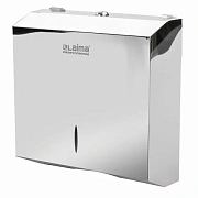 Диспенсер для полотенец LAIMA PROFESSIONAL INOX, (Система H2) Z-сложения, нержавеющая сталь, зеркаль