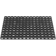 Коврик входной резиновый универсальный (50х100х1,4 см,черный)