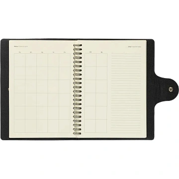 Ежедневник недатированный Fluid Attache Selection бирюз 140х200 мм,192с