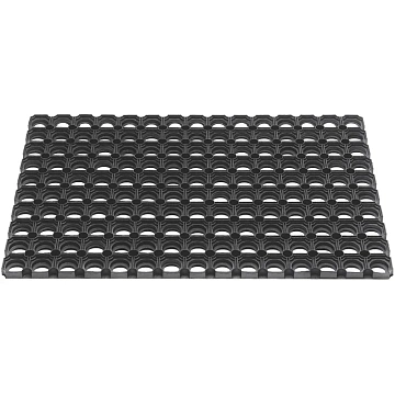 Коврик входной резиновый универсальный (50х100х1,4 см,черный)