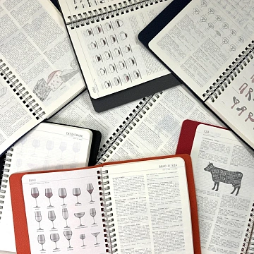 Ежедневник недатированный А5 ALBA черный, 136л 3-783/01