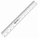 Линейка пластиковая 30 см, BRAUBERG 'Crystal', прозрачная, 210284