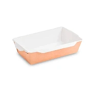 Контейнер одноразовый без крышки OSQ OpSalad 500мл, 140х164х105мм, бумажный, 50шт/уп