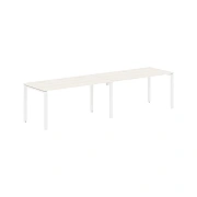 Стол 2-х местный EUWST 3180 Ясень Траун/Белый 3126х800х750 EDIS