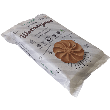 Печенье Диетика Шоколадное без глютена, 170г