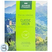 Чай Деловой Стандарт Classic green зелен. 100 пакx2гр