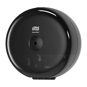 Диспенсер для туалетной бумаги в рулонах Торк SmartOne T9, 681008, с центральной вытяжкой, мини, черный