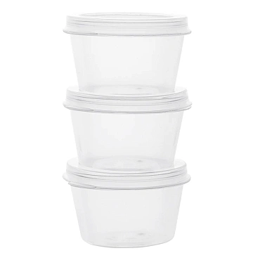 Контейнер для соусов Vzlp New пластиковый прозрачный 30мл, 80шт