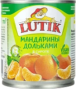 Мандарины Lutik с дольками в сиропе, 314мл
