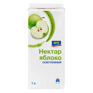 aro Нектар яблоко осветленный, 1л