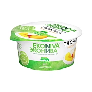 Творожок Эконива с персиком и абрикосом 5%, 125г