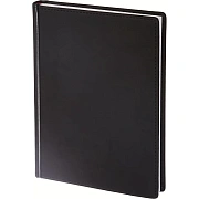 Ежедневник недатированный А5+, 136л, VELVET черный 3-115/04