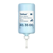Жидкое мыло в картридже Tellus (tork) Premium SC1, 413500, для волос и тела, светло-голубое, 1л