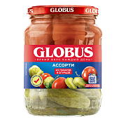 Ассорти Globus томаты и огурцы, 720мл