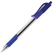 Ручка шариковая масляная автоматическая BRAUBERG 'Extra Glide R-Grip', СИНЯЯ, узел 0,7 мм, линия письма 0,35 мм, 142930