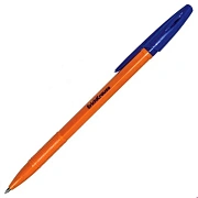 Ручка шариковая ERICH KRAUSE 'R-301 Orange', СИНЯЯ, корпус оранжевый, узел 0,7 мм, линия письма 0,35 мм, 43194